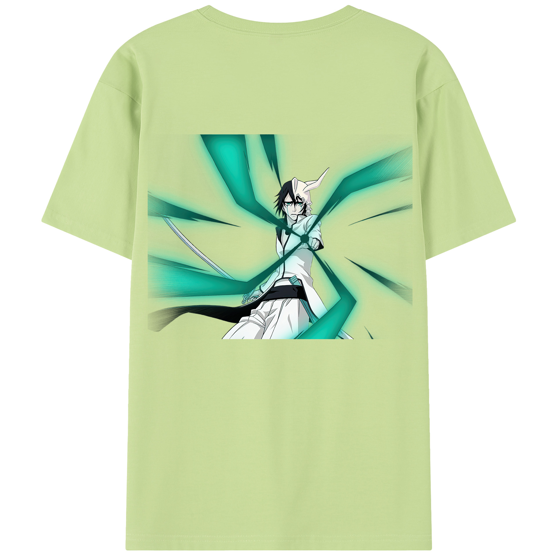 （画像用） ブリーチ ウルキオラ·シファー BLEACH Ulquiorra cifer 綿100％半袖Tシャツ（背面プリント）